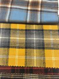 SBT-016 Bio-Flanell-Karo[Textilgewebe] Kuwamura Textil Sub-Foto