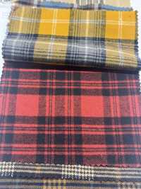 SBT-016 Bio-Flanell-Karo[Textilgewebe] Kuwamura Textil Sub-Foto