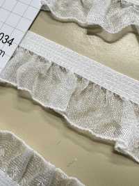 HW-3034 Organza-Rüschen-Stretchband[Bandbandschnur] Kein Name Sub-Foto