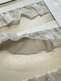 HW-3034 Organza-Rüschen-Stretchband[Bandbandschnur] Kein Name Sub-Foto
