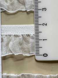 HW-3034 Organza-Rüschen-Stretchband[Bandbandschnur] Kein Name Sub-Foto
