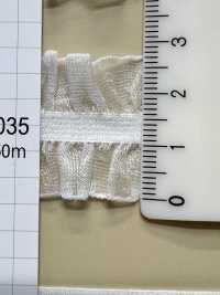 HW-3035 Organza-Doppelrüschen-Stretchband[Bandbandschnur] Kein Name Sub-Foto