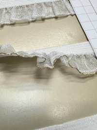 HW-3036 Organza-Rüsche Mit Goldglitzer Und Stretchband[Bandbandschnur] Kein Name Sub-Foto
