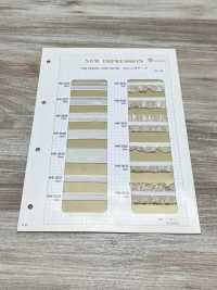 HW-3037 Organza-Rüsche Mit Silbernem Glitzer Und Stretchband[Bandbandschnur] Kein Name Sub-Foto