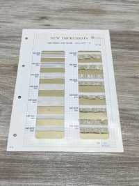 HW-3038 Organza-Doppelrüsche Mit Goldglitzer Und Stretchband[Bandbandschnur] Kein Name Sub-Foto