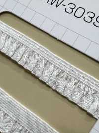 HW-3039 Nylon-Rüschen-Stretchband[Bandbandschnur] Kein Name Sub-Foto