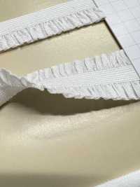 HW-3041 Nylon-Doppelrüschen-Stretchband[Bandbandschnur] Kein Name Sub-Foto