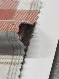 K-4031 Vintage-Karomuster Aus Aufgerautem Twill (Flauschiger Stoff Im Aufgerauten Stil)[Textilgewebe] Kuwamura Textil Sub-Foto