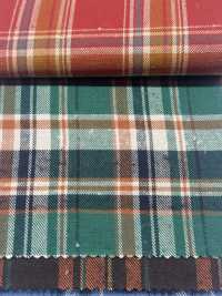 K-4031 Vintage-Karomuster Aus Aufgerautem Twill (Flauschiger Stoff Im Aufgerauten Stil)[Textilgewebe] Kuwamura Textil Sub-Foto