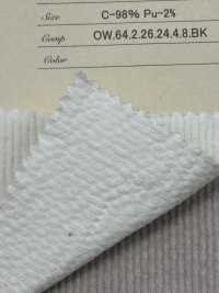 A-8135 11w Baumwoll-Stretch-Seersucker-Cord[Textilgewebe] ARINOBE Sub-Foto