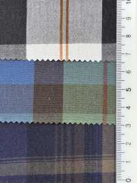 14394 Cotton Organics 40-fädiges Breittuch, Kariert, Craft-Wash-Finish[Textilgewebe] SUNWELL Sub-Foto
