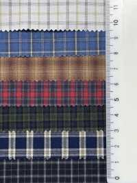 14395 Cotton Organics 40-fädiges Breittuch, Mini-Karo[Textilgewebe] SUNWELL Sub-Foto