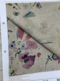 7026-700-6 CL Loomstate Mit Aquarell-Blumenmuster[Textilgewebe] HOKKOH Sub-Foto