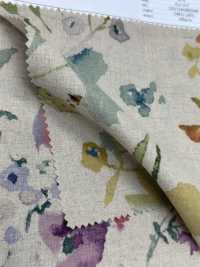 7026-700-6 CL Loomstate Mit Aquarell-Blumenmuster[Textilgewebe] HOKKOH Sub-Foto