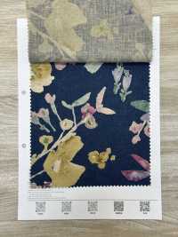 7026-700-6 CL Loomstate Mit Aquarell-Blumenmuster[Textilgewebe] HOKKOH Sub-Foto