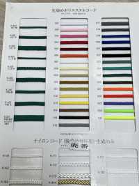 K-402 Dickes, 8-fädiges, Garngefärbtes Polyesterkordel[Bandbandschnur] RIVER Sub-Foto