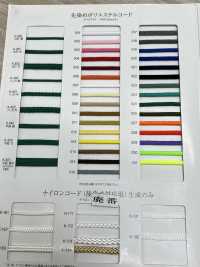 K-321 Extra Dickes, Garngefärbtes Polyester-Flachkordel[Bandbandschnur] RIVER Sub-Foto