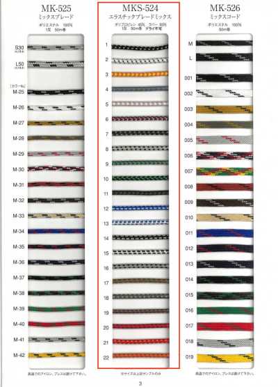 MKS-524 Elastische Litzenmischung