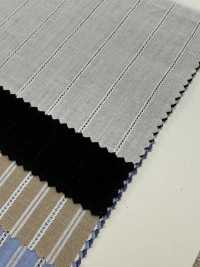 11569 Gefärbte Baumwolle/Leinen, Leiter-Dobby-Streifen, Doppelt Gewaschen[Textilgewebe] SUNWELL Sub-Foto