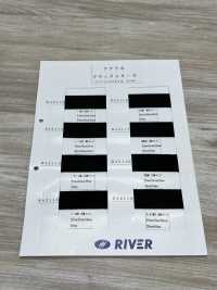 RA2119 Acryl Schwarz Serie 1-Montage Halbgewebt[Bandbandschnur] RIVER Sub-Foto