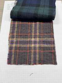 3866 Leinen-Viskose-Karo[Textilgewebe] Feine Textilien Sub-Foto