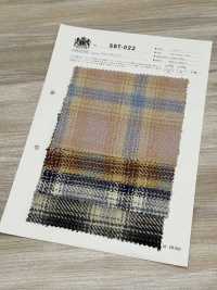 SBT-022 TC Nep Check[Textilgewebe] Kuwamura Textil Sub-Foto