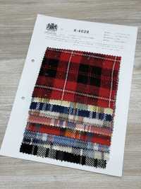 K-4028 Dreifachköper-Karo-Flausch[Textilgewebe] Kuwamura Textil Sub-Foto