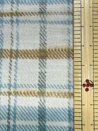 K-4029 10/1 Slub Vintage Twill Check Fuzzy[Textilgewebe] Kuwamura Textil Sub-Foto