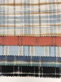 K-4029 10/1 Slub Vintage Twill Check Fuzzy[Textilgewebe] Kuwamura Textil Sub-Foto