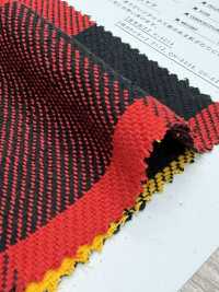 CH-6325 Dreifachköper-Blockcheck[Textilgewebe] Kuwamura Textil Sub-Foto