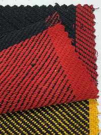 CH-6325 Dreifachköper-Blockcheck[Textilgewebe] Kuwamura Textil Sub-Foto