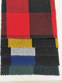 CH-6325 Dreifachköper-Blockcheck[Textilgewebe] Kuwamura Textil Sub-Foto