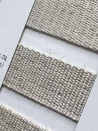 5504-74 Gewebtes Bindeband Der Leinen-Serie[Bandbandschnur] RIVER Sub-Foto