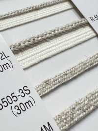 R-5505-2L Leinenfarbenes Paspelband[Bandbandschnur] RIVER Sub-Foto