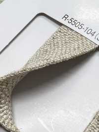 R5505-104 Gummiband Der Leinen-Serie[Bandbandschnur] RIVER Sub-Foto