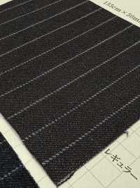 810-YWG Nadelgestanzter, Gestreifter Denim, 11 Oz[Textilgewebe] Yoshiwa Textilien Sub-Foto