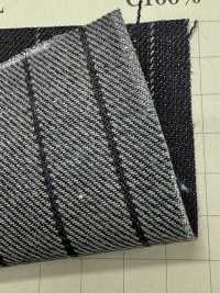 810-YWG Nadelgestanzter, Gestreifter Denim, 11 Oz[Textilgewebe] Yoshiwa Textilien Sub-Foto