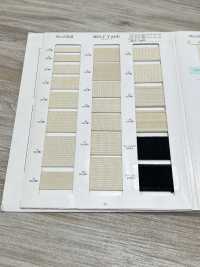 NO5502-24 Gürtelband Mit Gestreifter Webkante[Bandbandschnur] RIVER Sub-Foto