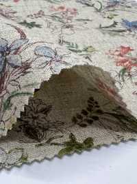 7026-700-5 CL Loomstate Mit Aquarell-Blumenmuster[Textilgewebe] HOKKOH Sub-Foto