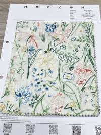 8026-580-1 Doppellagiger Baumwollstoff Mit Blumenmuster[Textilgewebe] HOKKOH Sub-Foto