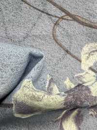 7026-440-1 Jersey-Transferdruck Mit Fließenden Blumen[Textilgewebe] HOKKOH Sub-Foto