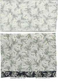 KTS7135 Breitgewebe Mit Kleinem Blumen- Und Katzenmuster[Textilgewebe] Baumwolle Kobayashi Sub-Foto