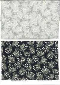 KTS7135 Breitgewebe Mit Kleinem Blumen- Und Katzenmuster[Textilgewebe] Baumwolle Kobayashi Sub-Foto