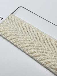 RCW1834 Baumwoll-Stretch, Großes Fischgrätmuster[Bandbandschnur] RIVER Sub-Foto