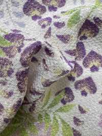 KKP2338-D-FUJINOHANA Futako Chirimen Glyzinienblume[Textilgewebe] Uni Textile(Komon Studio) Unterfoto