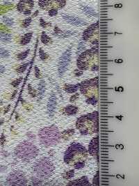 KKP2338-D-FUJINOHANA Futako Chirimen Glyzinienblume[Textilgewebe] Uni Textile(Komon Studio) Unterfoto