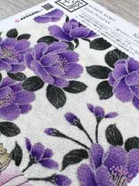 KKP2338-D-YAEZAKURA Futako Chirimen Doppelte Kirschblüte[Textilgewebe] Uni Textile(Komon Studio) Unterfoto