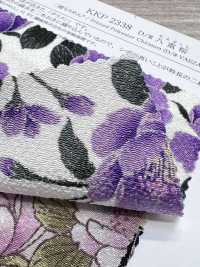 KKP2338-D-YAEZAKURA Futako Chirimen Doppelte Kirschblüte[Textilgewebe] Uni Textile(Komon Studio) Unterfoto