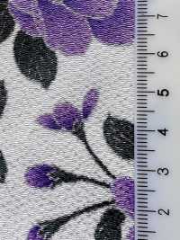 KKP2338-D-YAEZAKURA Futako Chirimen Doppelte Kirschblüte[Textilgewebe] Uni Textile(Komon Studio) Unterfoto