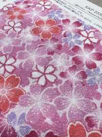 KKP2338-D-MAIZAKURA Futako Chirimen Mai Sakura[Textilgewebe] Uni Textile(Komon Studio) Unterfoto